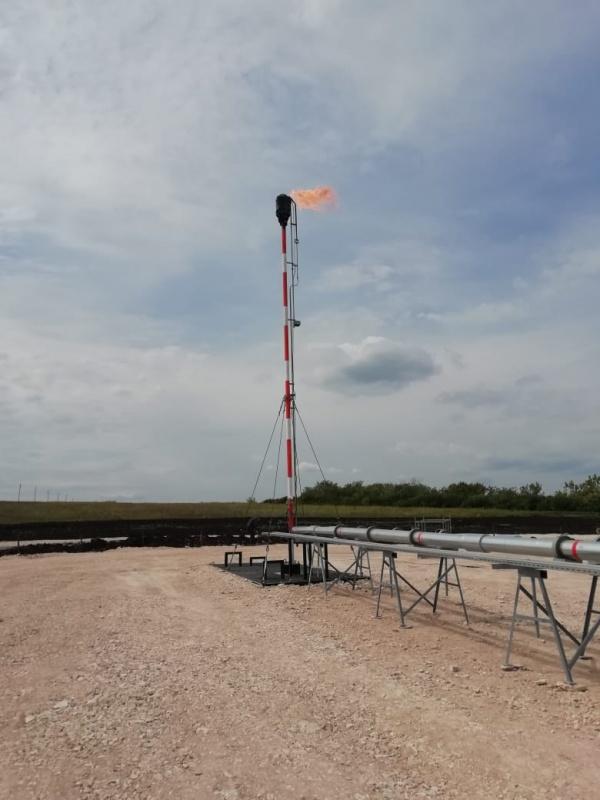 Flare unit with control system (UFSU)