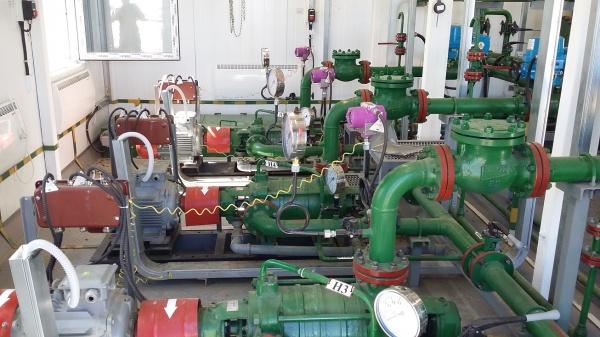 Block pumping station for water transfer (BNPV)