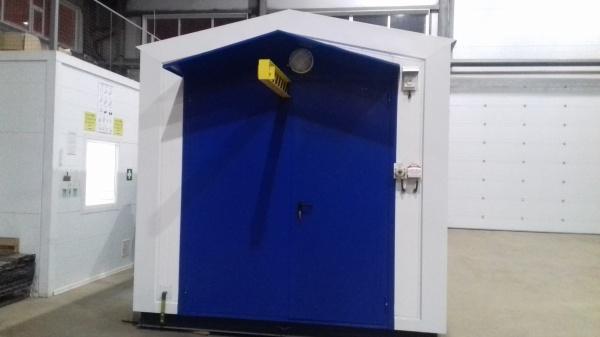 Firefighting equipment storage unit