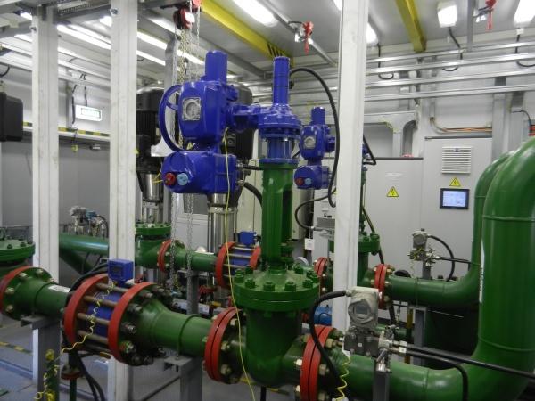 Block-cluster pumping stations