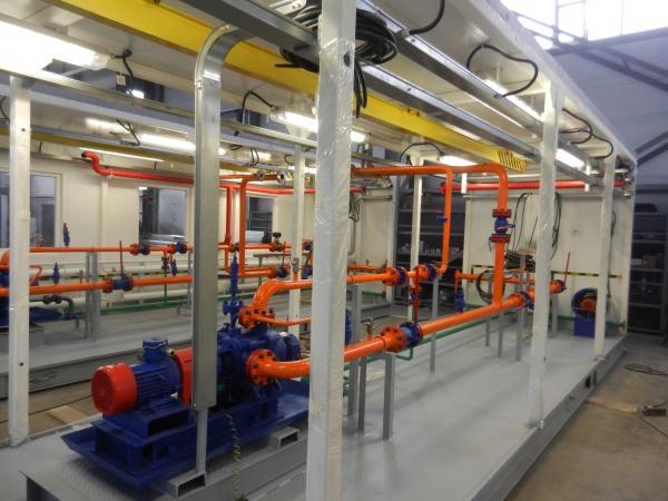 Pumping station for pumping stable and unstable condensate